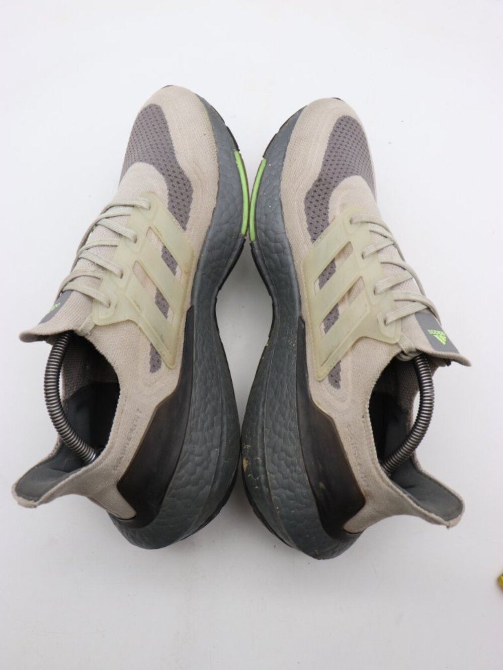 Adidas Ultra Boost 21 Sneakers Men's 11.5 Gray Primeknit Running Sneakers S23875 - Picture 6 of 11